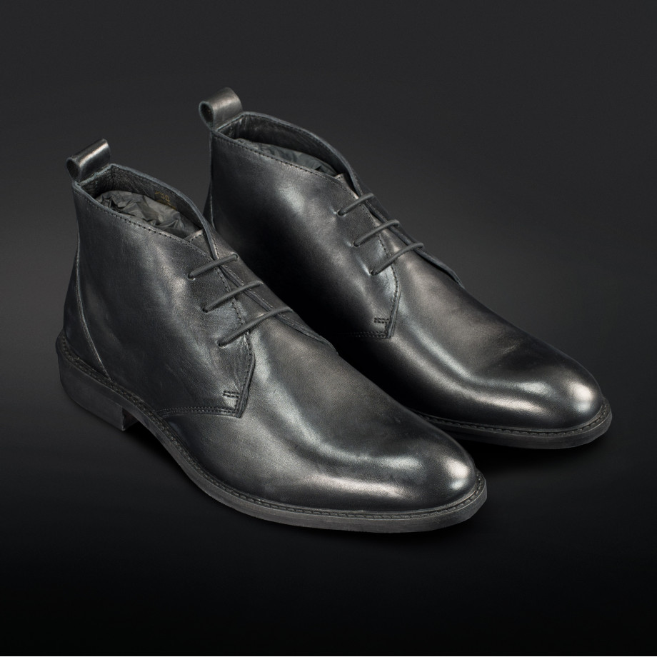 Black No-Tie shoelaces specifically made for dress shoes. Allowing you to  turn classic dress shoes into slip-ons while looking the exact same.