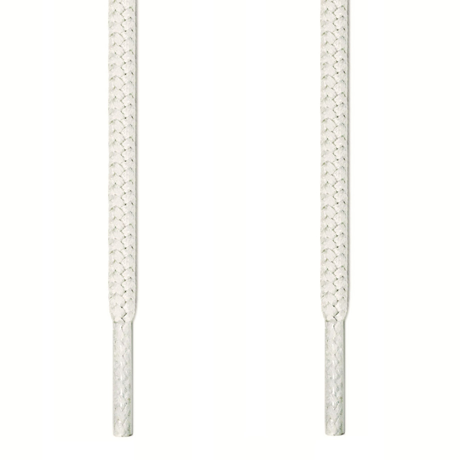 Round White Shoelaces ← Durable laces 